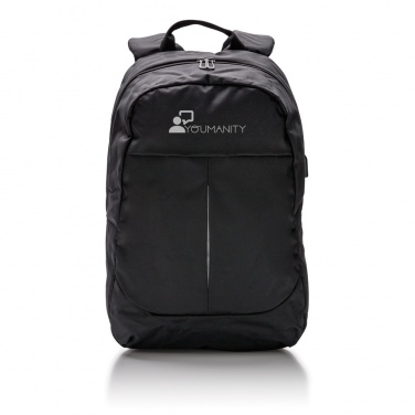 Logo trade promotional gifts image of: Power USB laptop backpack