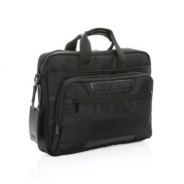 Logo trade promotional items picture of: Swiss Peak AWARE™ RPET Voyager 15.6" laptop bag
