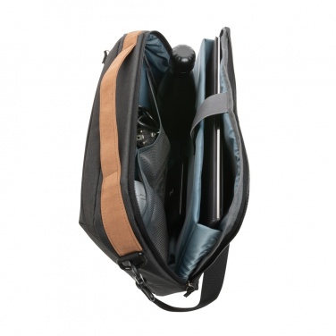 Logo trade advertising products picture of: Impact AWARE™ 300D two tone deluxe 15.6" laptop bag