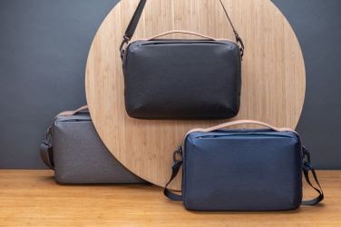 Logo trade advertising products picture of: Impact AWARE™ 300D two tone deluxe 15.6" laptop bag