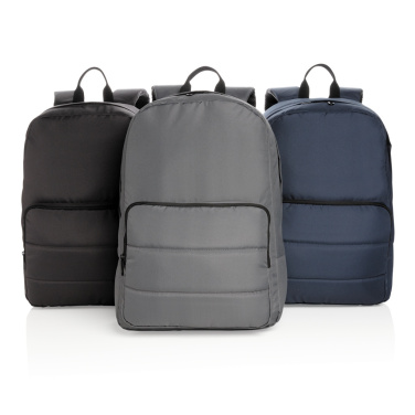 Logo trade business gifts image of: Impact AWARE™ RPET Basic 15.6" laptop backpack