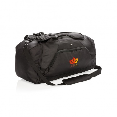 Logotrade promotional merchandise picture of: Swiss Peak RFID sports duffel & backpack