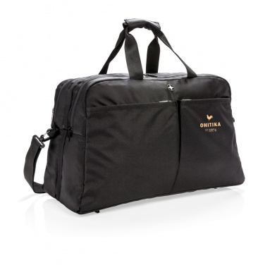 Logotrade promotional item picture of: Swiss Peak RFID duffle with suitcase opening