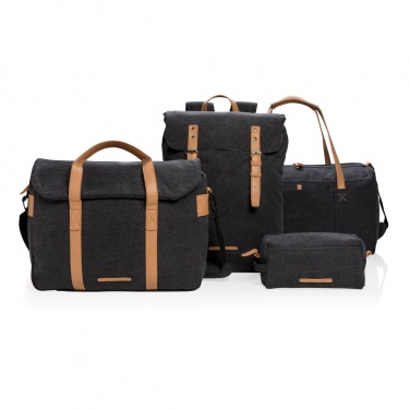 Logotrade promotional item picture of: Canvas travel/weekend bag PVC free