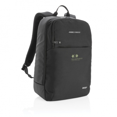 Logotrade promotional gift picture of: Swiss Peak laptop backpack with UV-C steriliser pocket