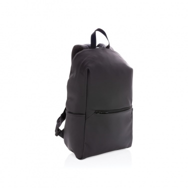 Logo trade promotional merchandise image of: Smooth PU 15.6"laptop backpack