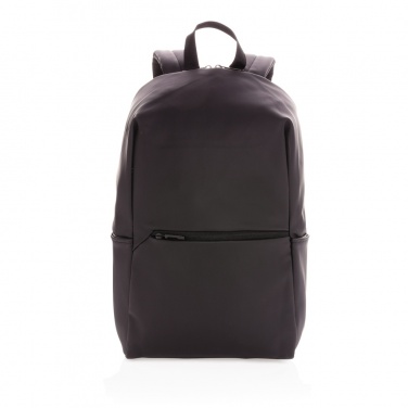 Logo trade promotional gifts image of: Smooth PU 15.6"laptop backpack