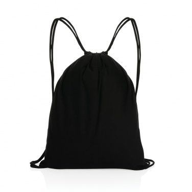 Logotrade promotional gift picture of: Impact AWARE™ recycled cotton drawstring backpack 145g