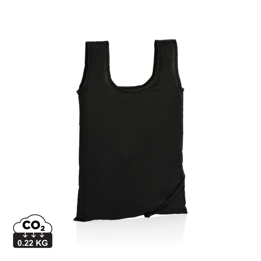 Logo trade promotional giveaways image of: Impact AWARE™ RPET 190T foldable shopper