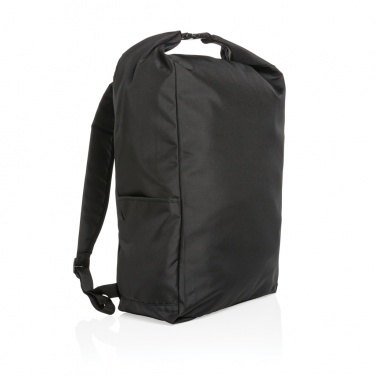 Logo trade promotional giveaway photo of: Impact AWARE™ RPET lightweight rolltop backpack