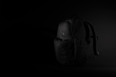 Logo trade business gifts image of: Swiss Peak AWARE™ RPET 15.6 inch commuter backpack