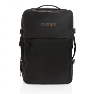 Logotrade promotional gift image of: Swiss Peak AWARE™ RPET 15.6' expandable weekend backpack