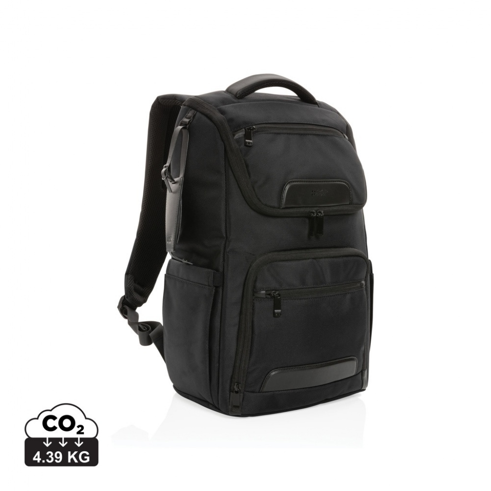 Logotrade promotional item picture of: Swiss Peak AWARE™ RPET Voyager 15.6" laptop backpack
