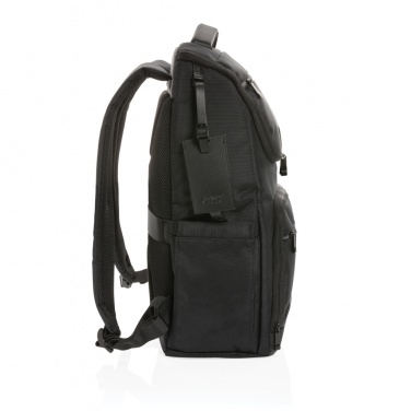 Logo trade promotional gifts picture of: Swiss Peak AWARE™ RPET Voyager 15.6" laptop backpack