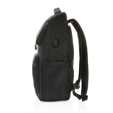 Logo trade corporate gift photo of: Swiss Peak AWARE™ RPET Voyager 15.6" laptop backpack