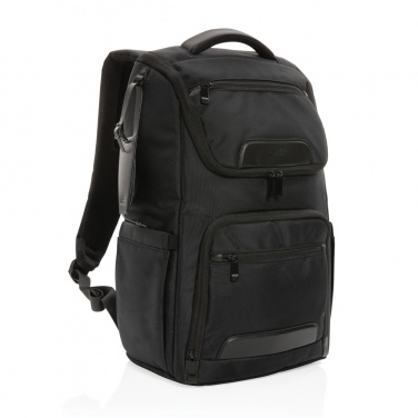 Logotrade promotional gift picture of: Swiss Peak AWARE™ RPET Voyager 15.6" laptop backpack