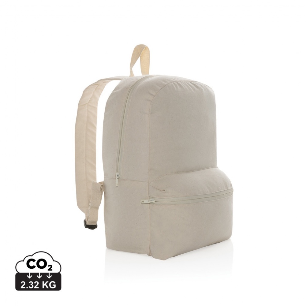 Logo trade business gift photo of: Impact Aware™ 285 gsm rcanvas backpack undyed