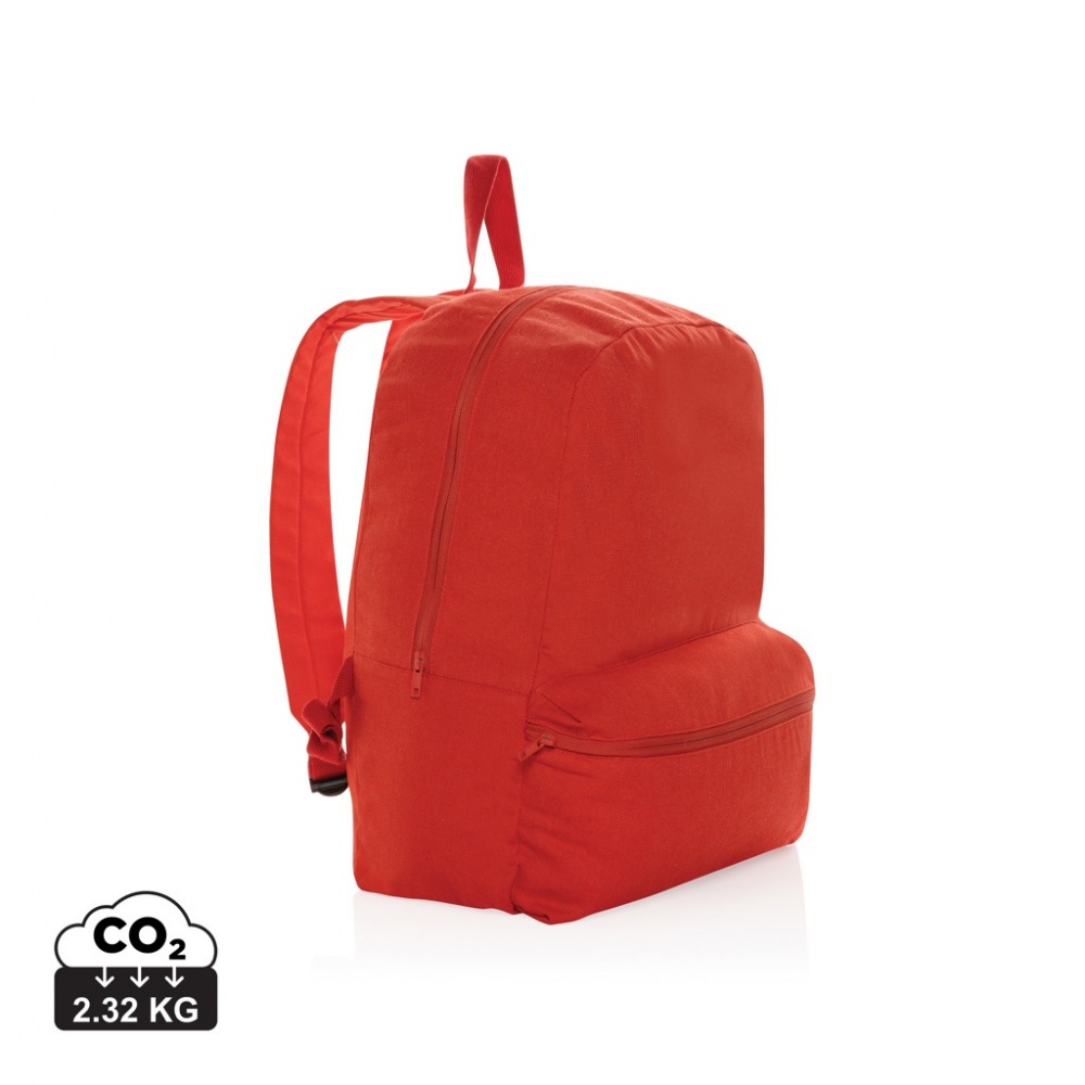 Logo trade promotional products image of: Impact Aware™ 285 gsm rcanvas backpack