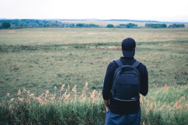 Logo trade promotional products picture of: Swiss Peak Brooke AWARE™ RPET daily 15.6" laptop backpack