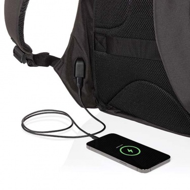 Logotrade promotional items photo of: Swiss Peak AWARE™ anti-theft 15.6" laptop backpack