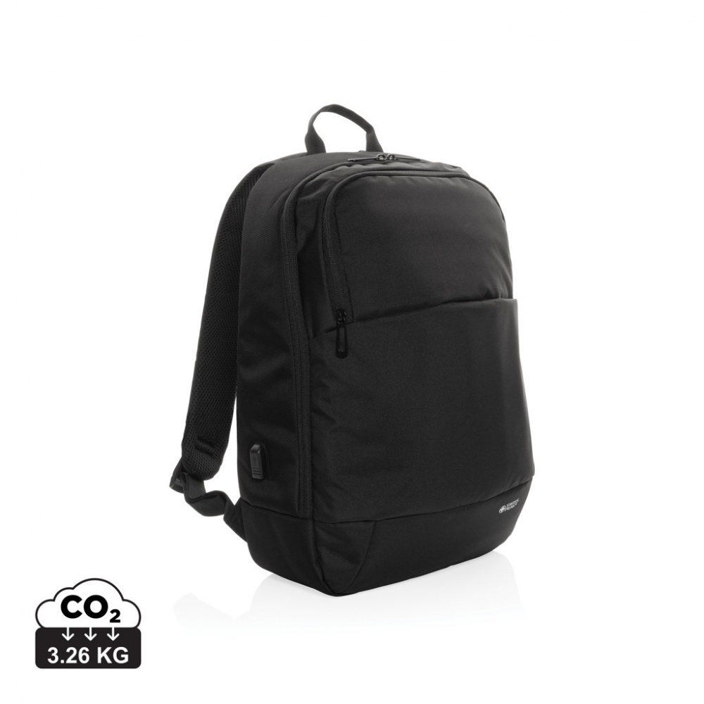 Logo trade promotional merchandise photo of: Swiss Peak AWARE™ modern 15.6" laptop backpack