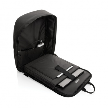 Logotrade promotional product picture of: Swiss Peak AWARE™ RFID anti-theft 15.6'' laptop backpack