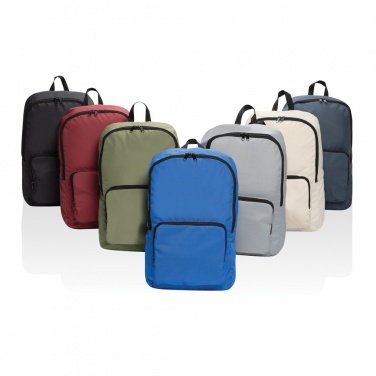 Logotrade promotional giveaway picture of: Dillon AWARE™ RPET foldable classic backpack