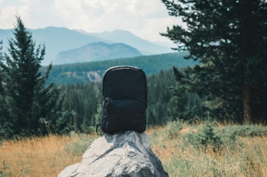 Logotrade promotional merchandise image of: Dillon AWARE™ RPET foldable classic backpack