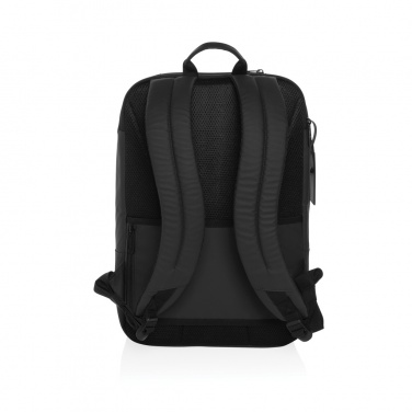 Logo trade advertising products picture of: Armond AWARE™ RPET 15.6 inch deluxe laptop backpack