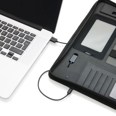 Logotrade promotional giveaway image of: Tech portfolio with powerbank