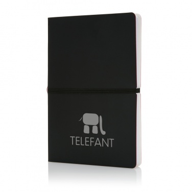 Logotrade promotional giveaway picture of: Deluxe softcover A5 notebook