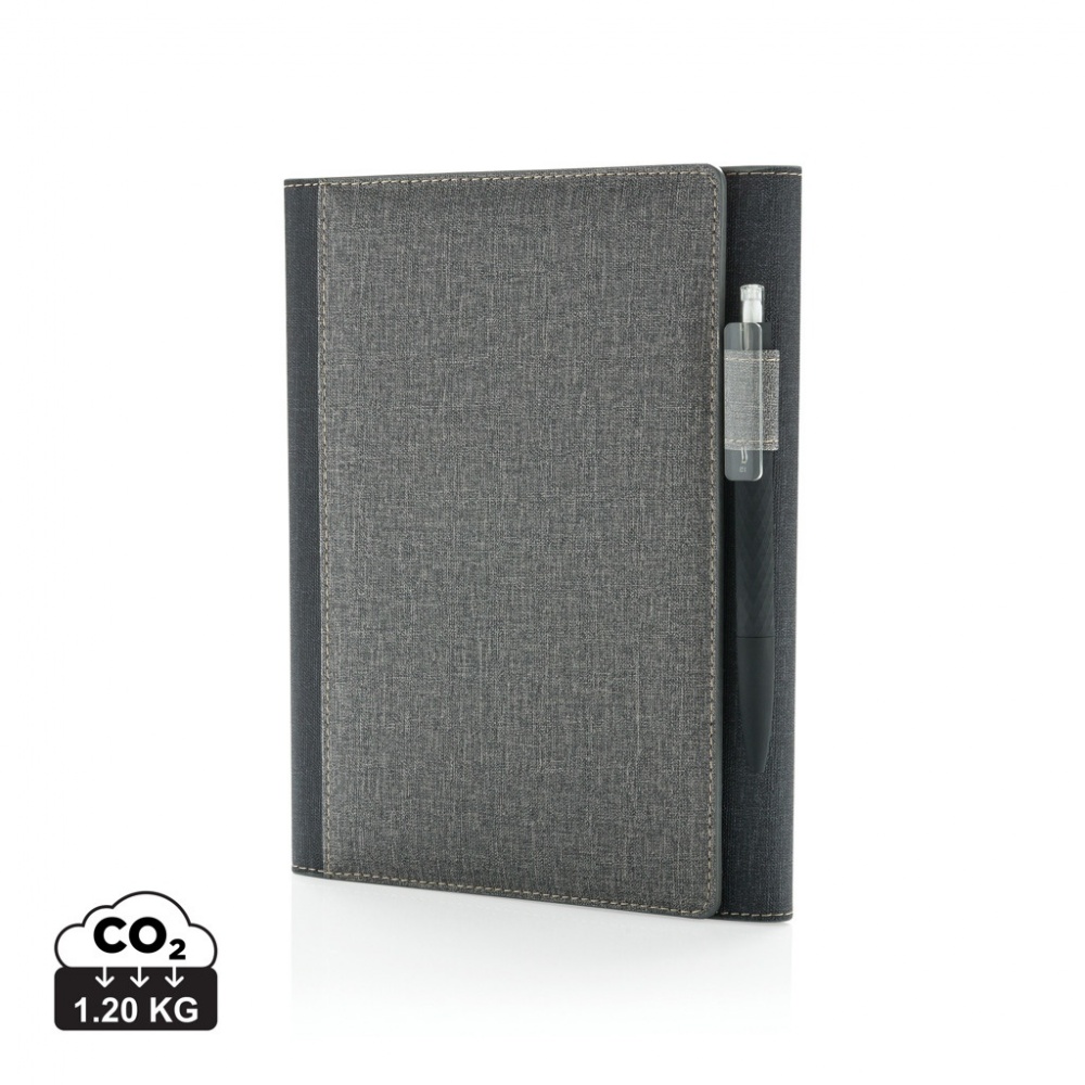Logo trade promotional gifts picture of: A5 Deluxe design notebook cover