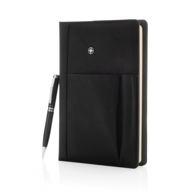 Logotrade promotional product picture of: Refillable notebook and pen set