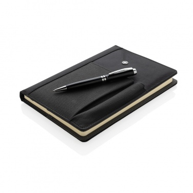 Logotrade promotional items photo of: Refillable notebook and pen set