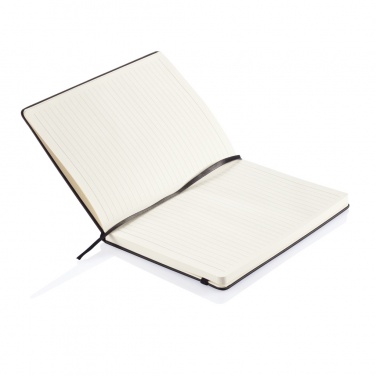 Logo trade advertising products picture of: Deluxe hardcover PU A5 notebook