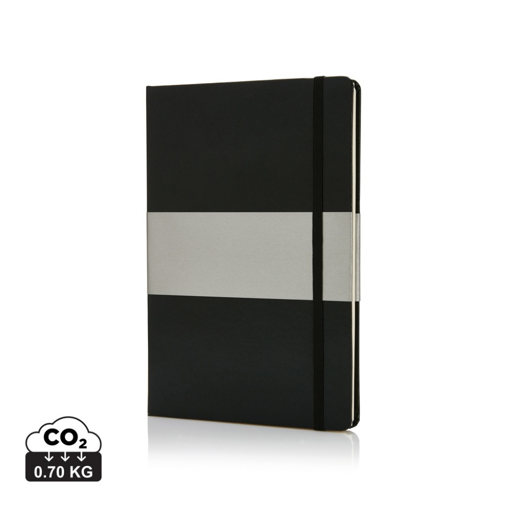 Logotrade promotional giveaway picture of: Deluxe hardcover A5 notebook