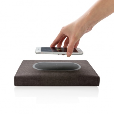 Logotrade promotional merchandise image of: Air 5W wireless charging notebook cover A5