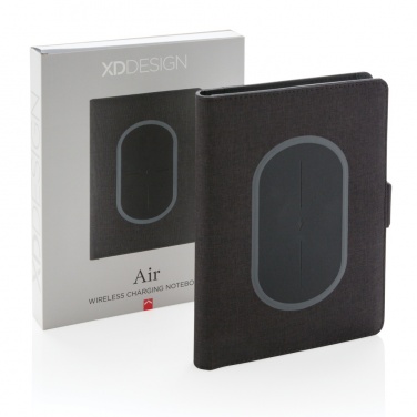 Logotrade corporate gift image of: Air 5W wireless charging notebook cover A5