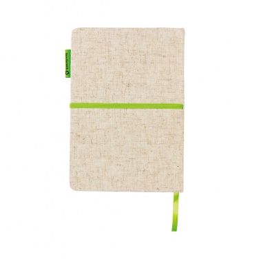 Logotrade promotional items photo of: A5 jute notebook