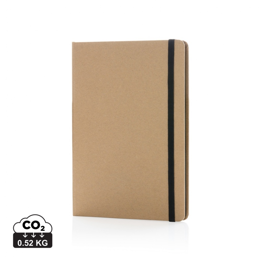 Logo trade corporate gifts picture of: A5 kraft notebook
