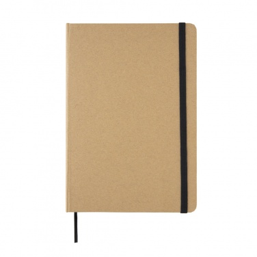Logo trade business gifts image of: A5 kraft notebook