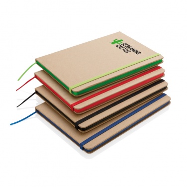 Logo trade promotional merchandise photo of: A5 kraft notebook