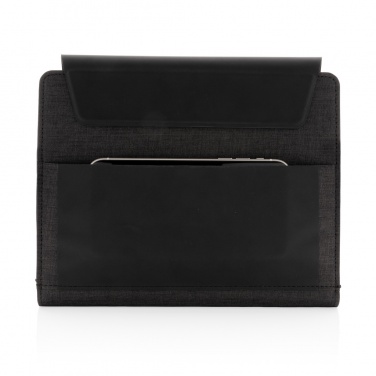 Logotrade promotional giveaway picture of: Fiko wireless charging A5 portfolio with powerbank