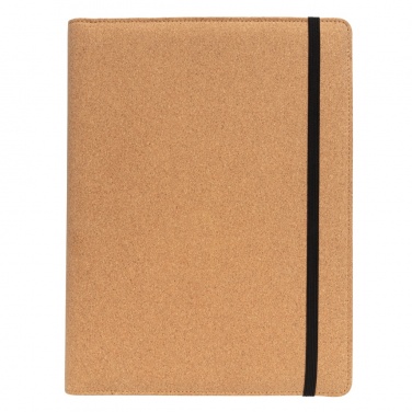 Logotrade corporate gift image of: Deluxe cork portfolio A4 with pen
