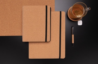 Logotrade promotional giveaways photo of: Deluxe cork portfolio A4 with pen