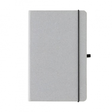 Logo trade promotional product photo of: Recycled leather hardcover notebook A5