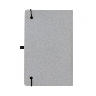 Logo trade promotional item photo of: Recycled leather hardcover notebook A5