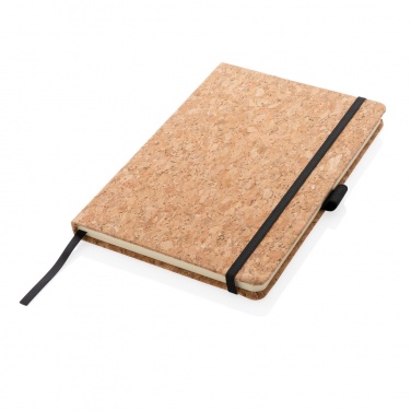 Logo trade promotional merchandise photo of: Cork hardcover notebook A5