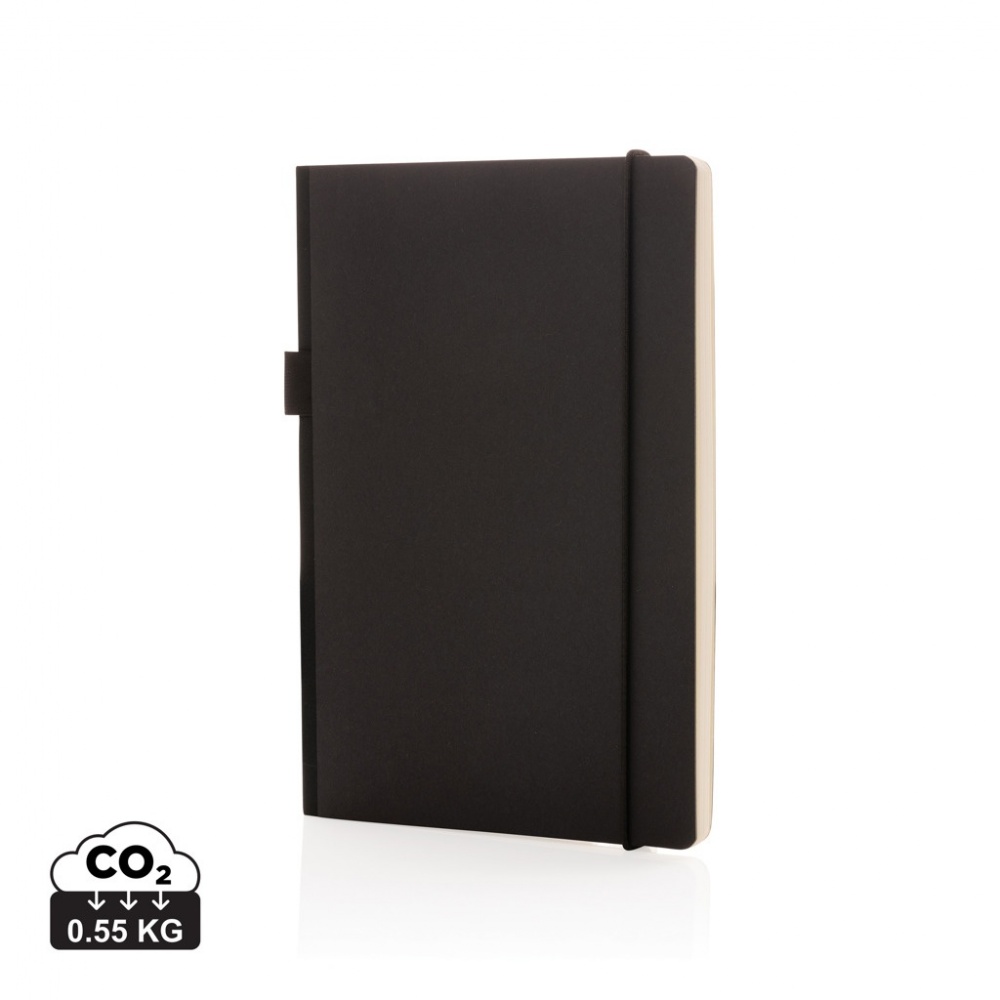 Logotrade corporate gift image of: A5 deluxe kraft hardcover notebook