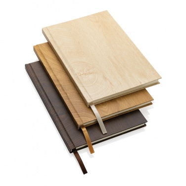 Logo trade promotional merchandise photo of: Kavana wood print A5 notebook